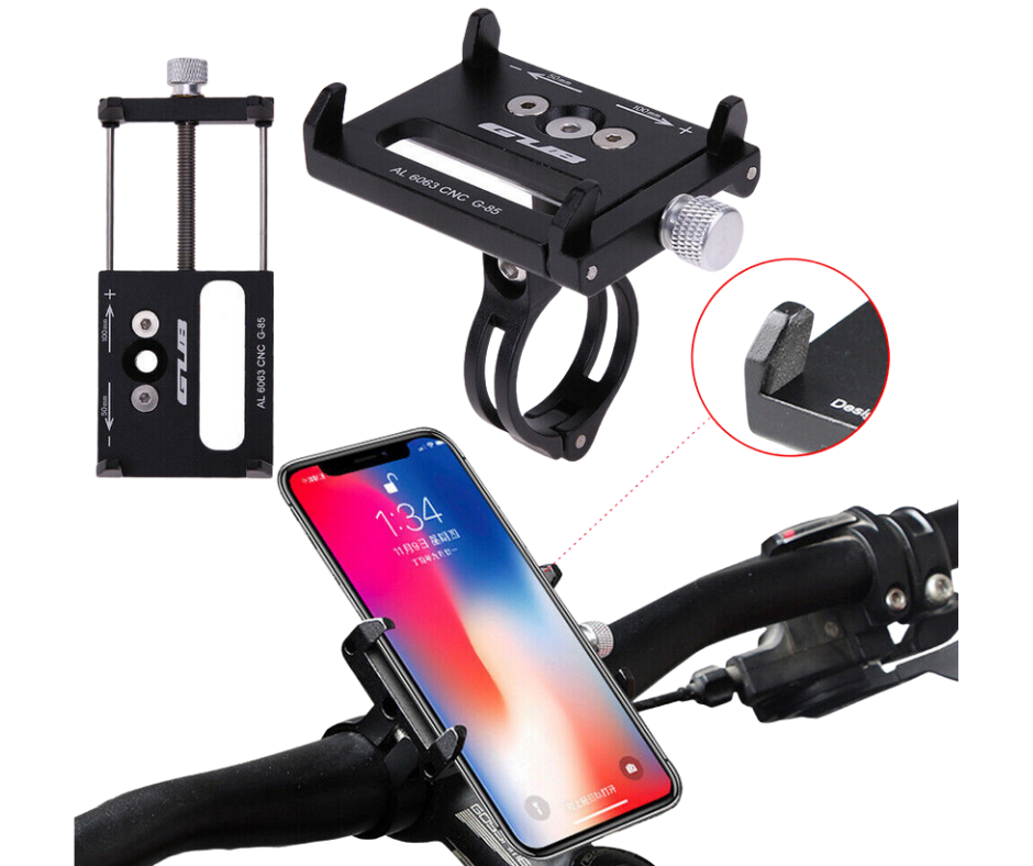 CoolGadget Fahrrad Gummiband Handy-Halterung, (bis 6,5 Zoll, Smartphone  Handy Halter für Motorrad Bike Roller Scooter), Geeignet für Geräte mit  einer Größe von 4,0 bis 6,5 Zoll